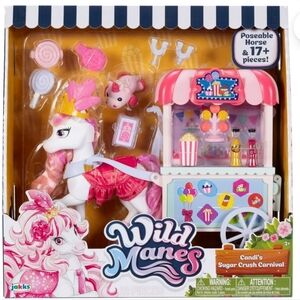 Wild Manes Candi's Pink Sugar Crush Carnival Articulated Fashion Horse Doll